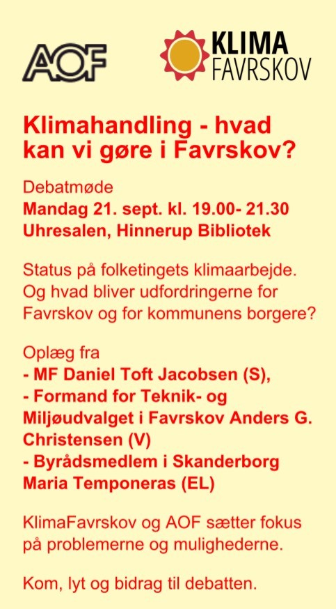 Klimahandling - hvad kan vi gøre i Favrskov